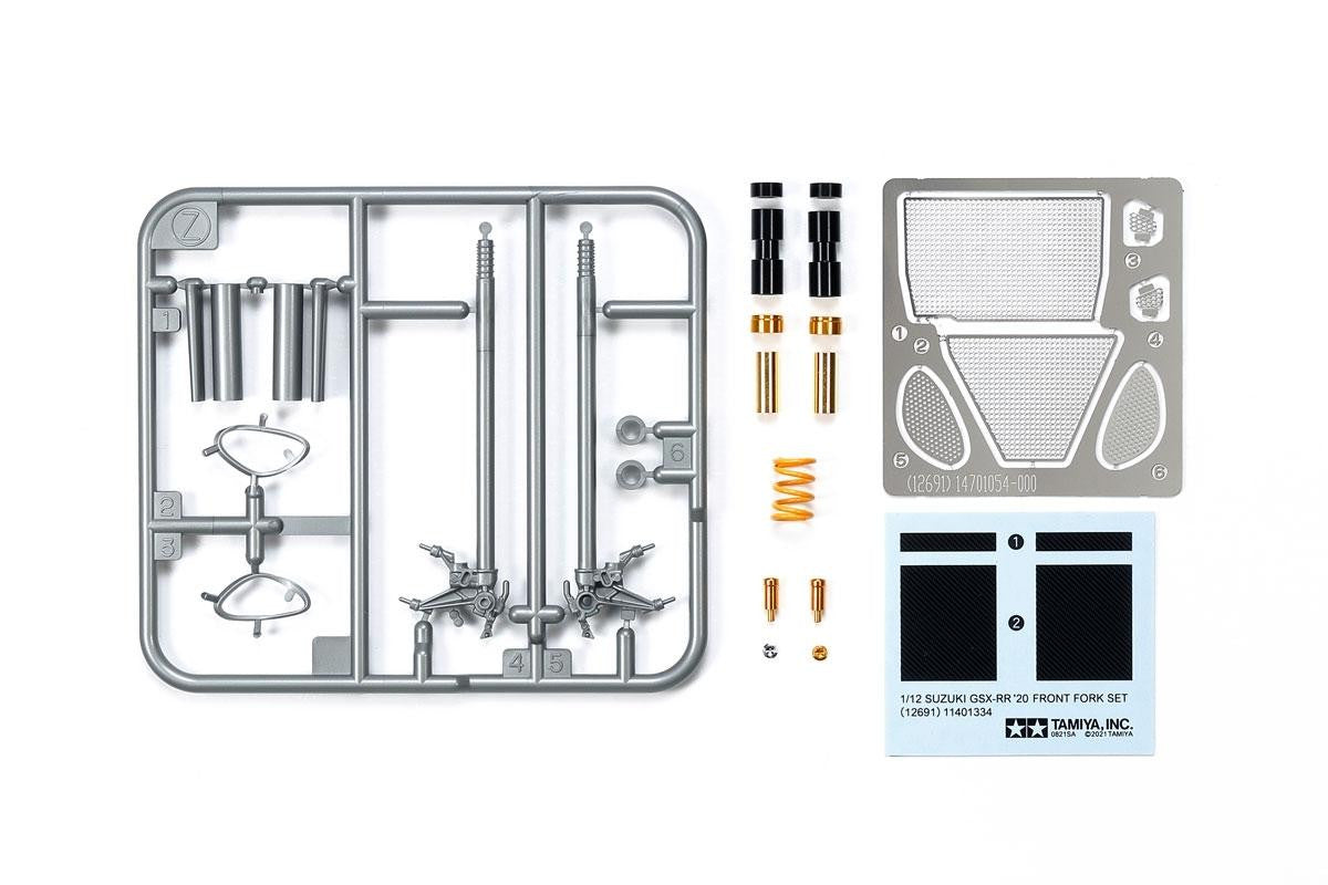 Tamiya 1/12 2020 Team Suzuki GS-X Forks Set 12691